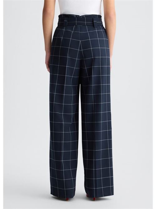 Pantaloni check a vita alta LIU JO COLLECTION | CA5236T1969M9261